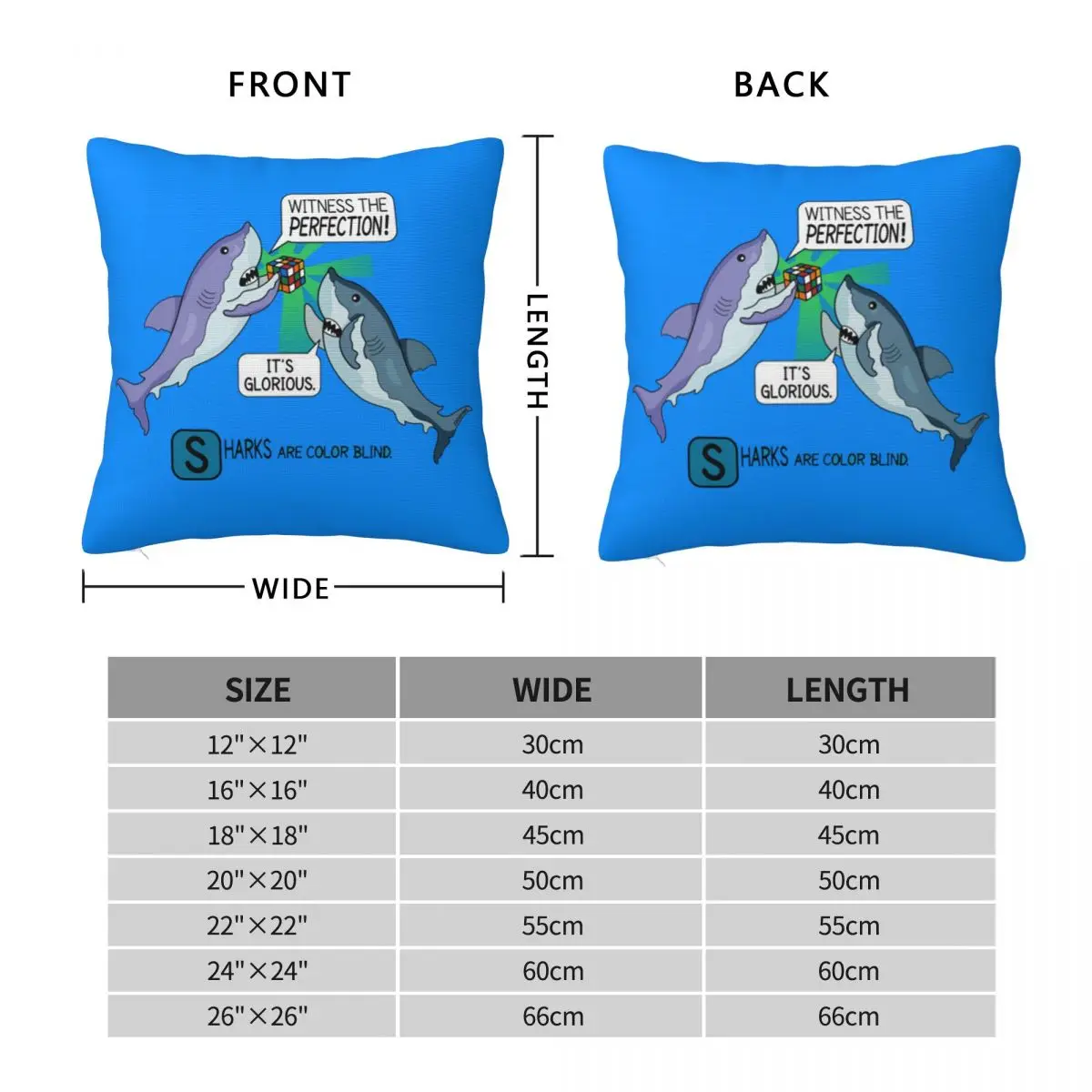 Witness The Perfection By Zoodraws Square Pillowcase Pillow Cover Cushion Decor Comfort Throw Pillow for Home Car