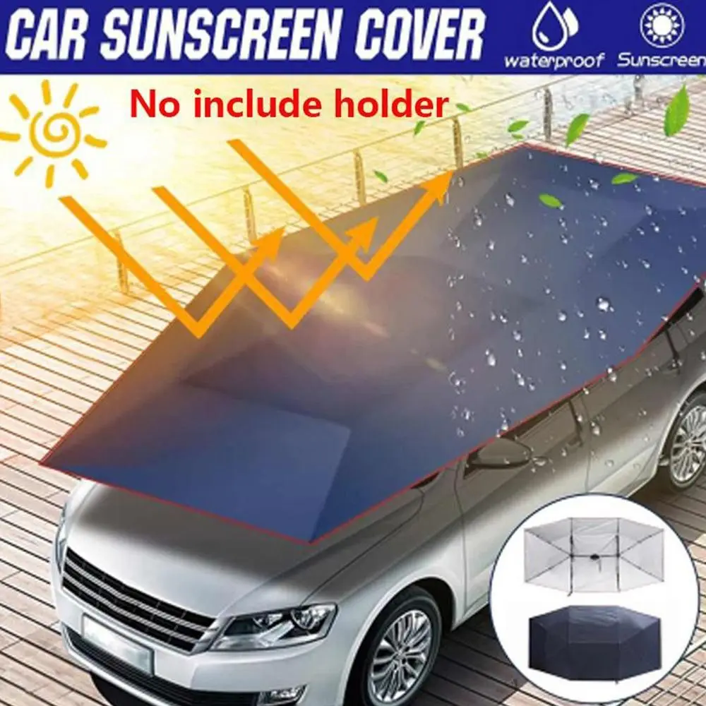 Portable Uv Resistant Waterproof Car Roof Sun Umbrella Car Roof Cloth Dustproof Canopy Cover