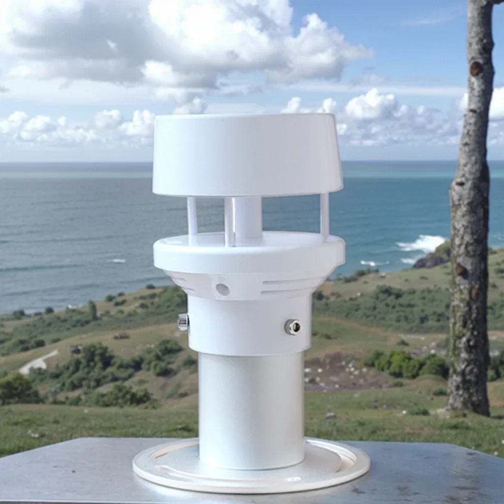 2026 Ultrasonic Wind Speed Direction Transducer 5 in 1ABS Material Rs485 xcmg Anemometer Meteorological Weather Station