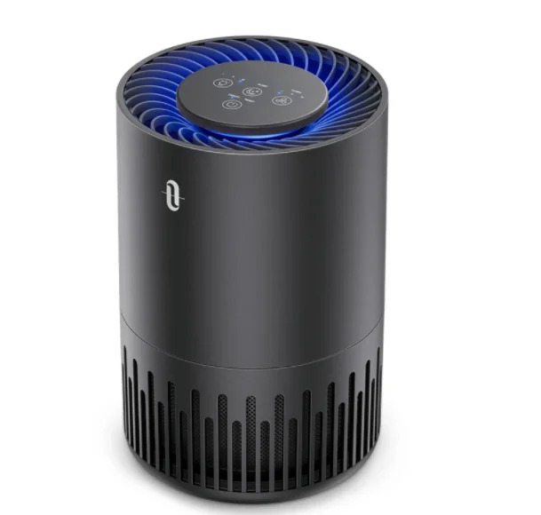 Air Purifier 001, Desktop Air Cleaner with 3-in-1 True HEPA Filter