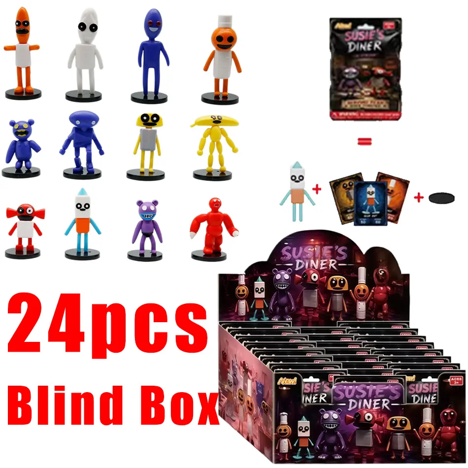 

New Susie's Diner Blind Box Pack Cute Cartoon Monster Figurines Surprise Bag Collectible Toy for Children