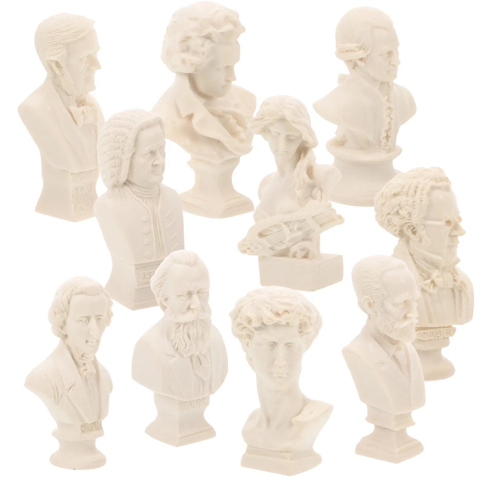 

Набор из 10 гипсовых манекенов для рисования и скульптуры, инструмент для творческой практики, пособие для подготовки к экзаменам по искусству, украшение для дома, скульптурный декор