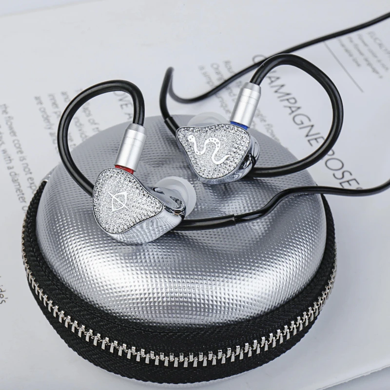 EarAcoustic Audio SPA DD HIFI In Ear Earphones PEEK+PU Composite Diaphragm Inner-magnet Headphone 3.5mm/TYPEC Replaceable Cable
