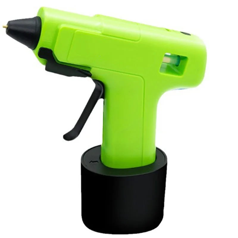 Quick Bonding Hot Melt Glue Gun Anti-drip Glue Cordless Adhesive Gun Automatic Power Off Safe Crafts Handmade Tool With 20Sticks
