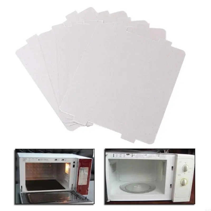 J1HF 5Pcs Mica Plates Sheets Microwave Oven Repairing Part 108x99mm Kitchen For Midea