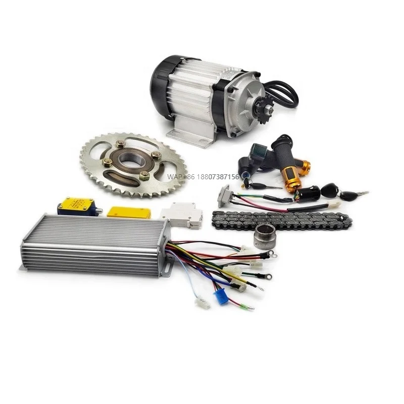 

1000W 48/60V Electric Trike Conversion Kit BM1412ZXF UniteMotor Tricycle Rickshaw Motor Conversion Kit