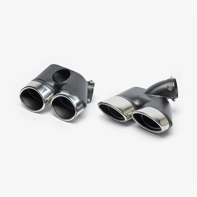 Car accessories Stainless steel exhaust pipe tail throat, bilateral four-out muffler, suitable for Mercedes-Benz W211 E260 E240