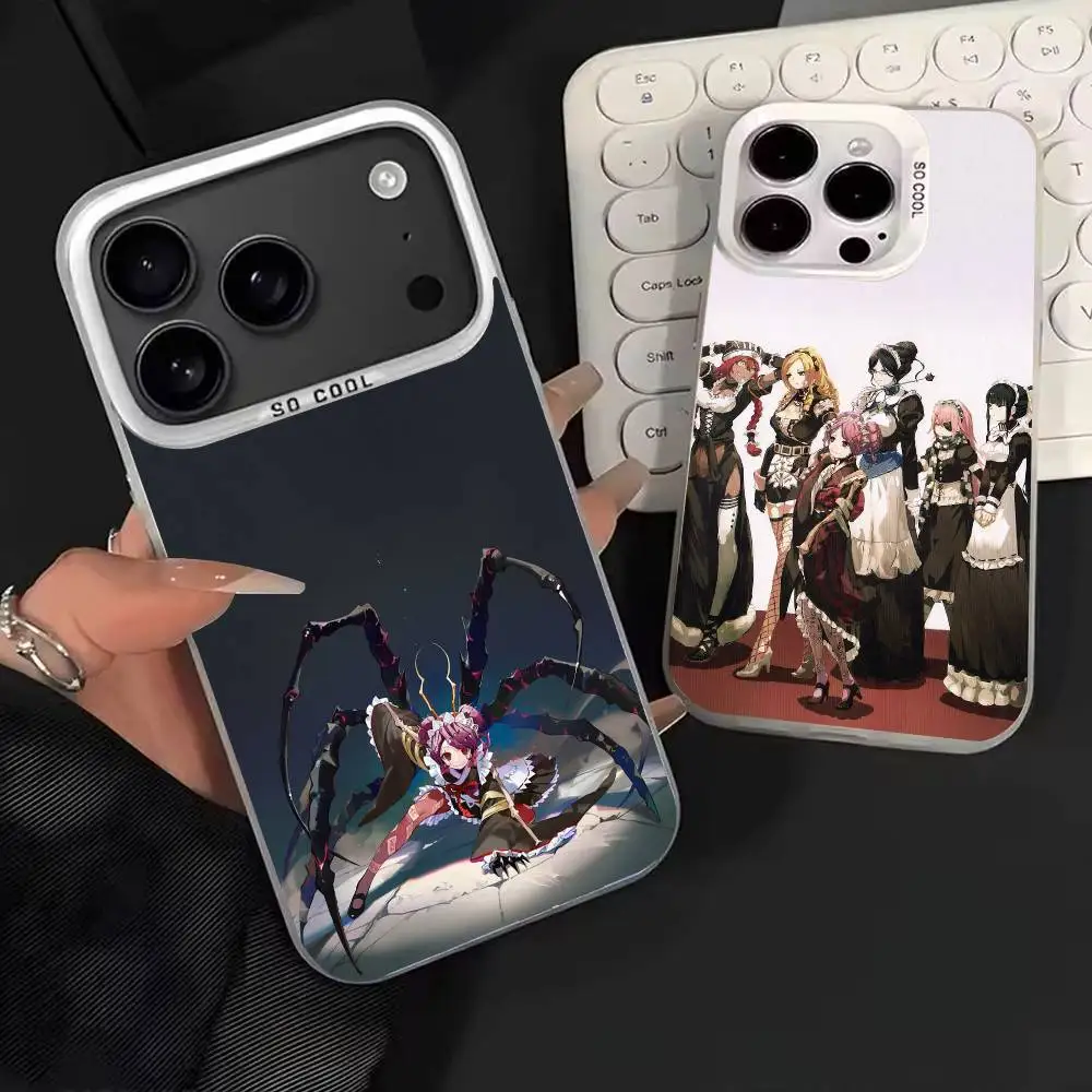 Anime O-OVERLORD-D  Phone Case For iPhone 17,16,15,14,13,12,11,Mini,Pro,E,MAX White Candy Matte Cover
