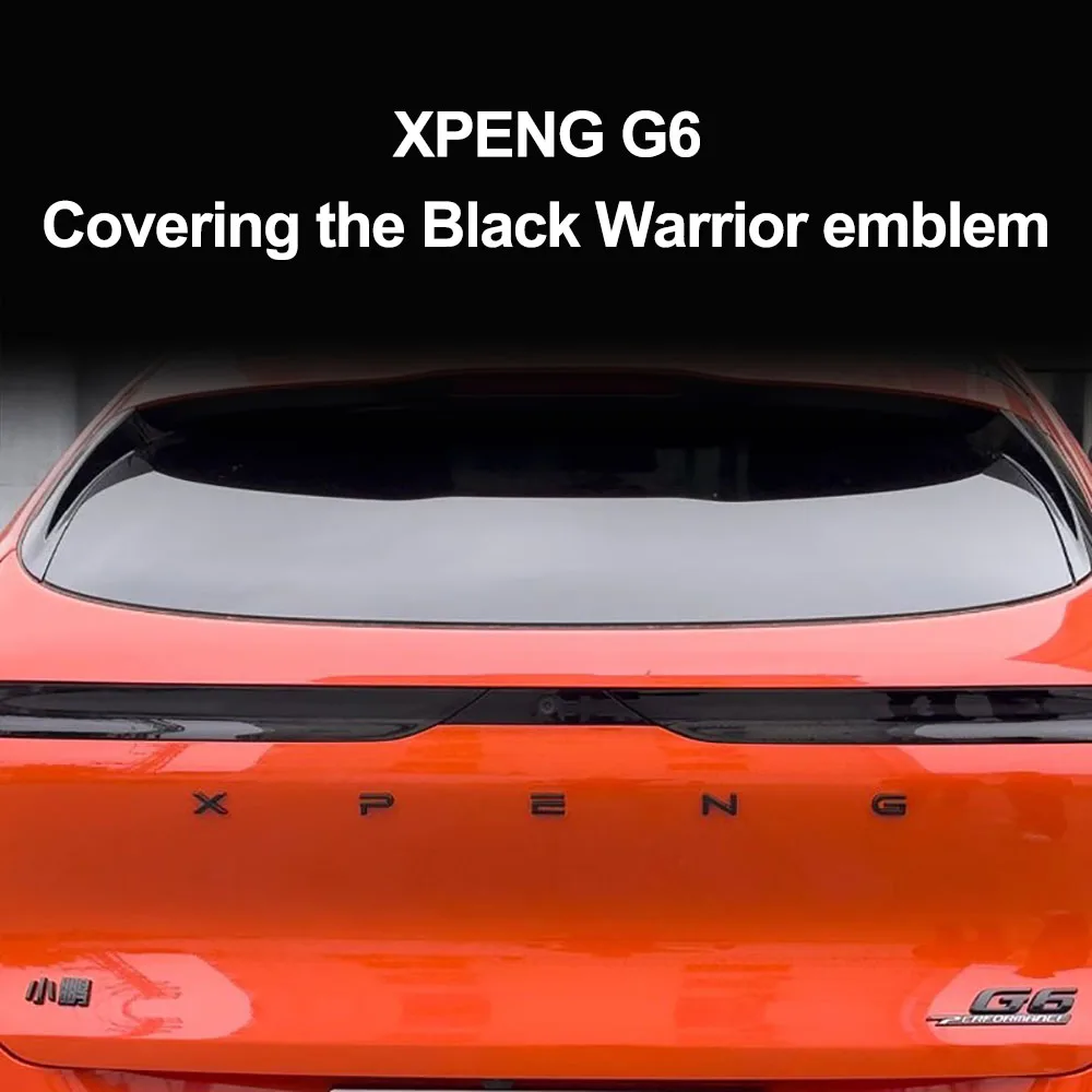 

Предназначен для Xpeng G6 с черным логотипом. Черный яркий черный автомобильный логотип. Обновление высококачественных аксессуаров с передним и задним логотипом.