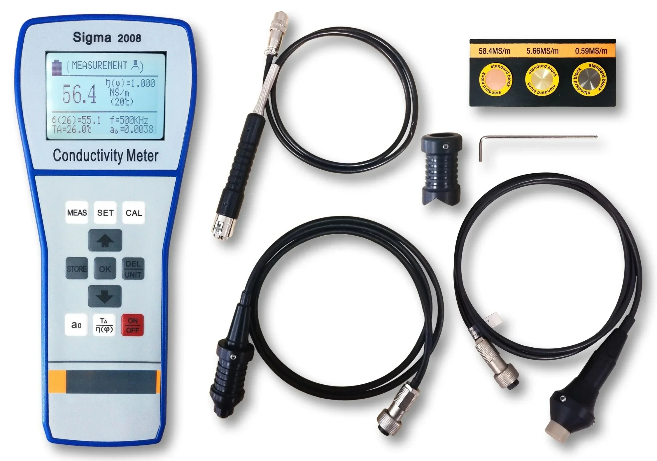 

Eddy Current Conductivity Tester 60KHz High Precision Electricity Eddy Current Conductivity Meter