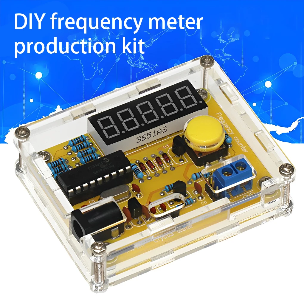 1Hz-50MHz Crystal Oscillator Frequency Counter Tester 5 Digits Display Digital Frequency Counter Module DIY Kits image 6