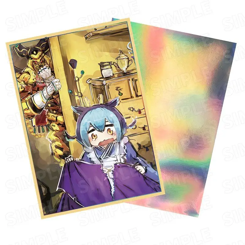 50 قطعة من أكمام بطاقات Yugioh Eldlich the Golden Lord Laundry Dragonmaid Yu-Gi-Oh! غطاء حماية لبطاقات التداول TCG OCG