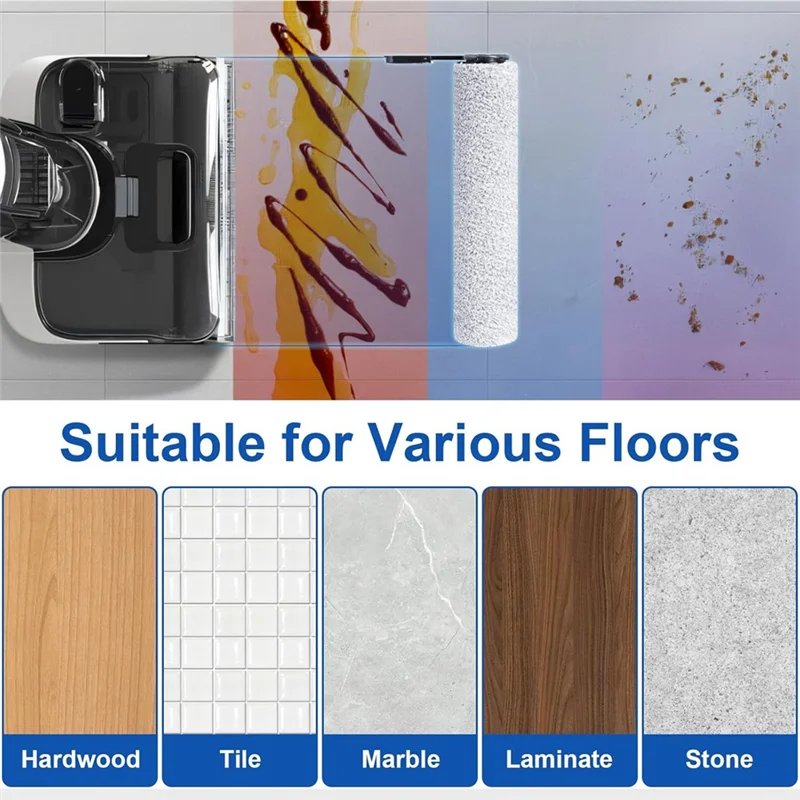 

B26C-For Tineco Floor One Stretch S6 Brush Roll And Hepa Filter Replacement Parts