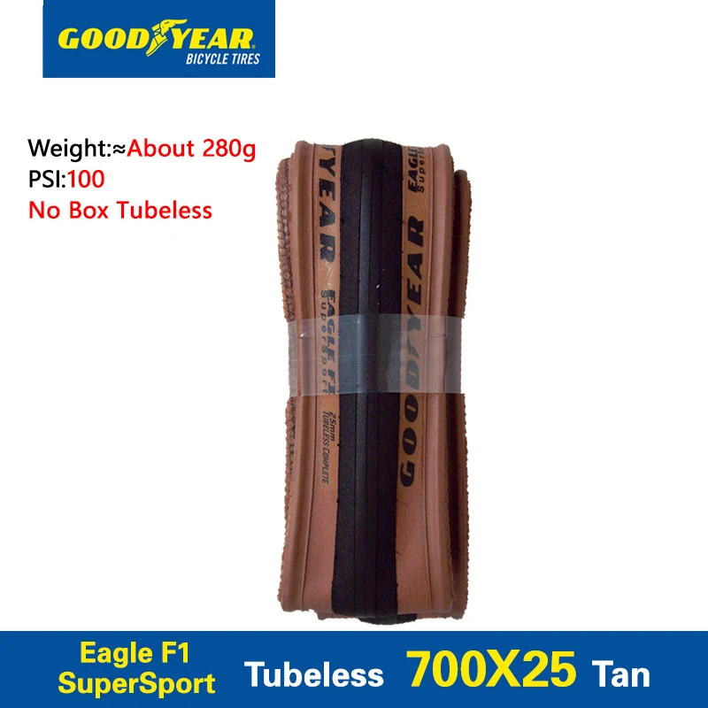 Goodyear Eagle F1 Supersport 700x28C Tubeless Road Bike Tire