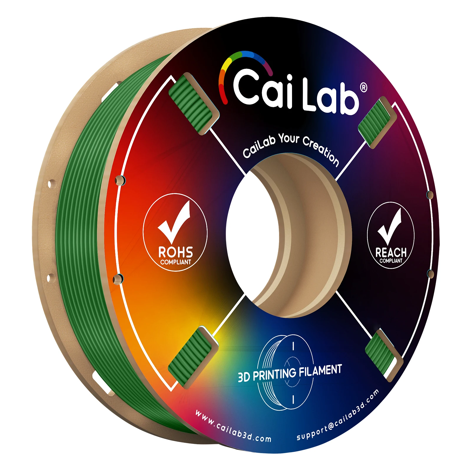 

CaiLab 200g Silk Shiny PLA 3D Printer Filament 1.75mm for FDM 3D Printer Printing rich colors Metallic Luster Smooth Finish