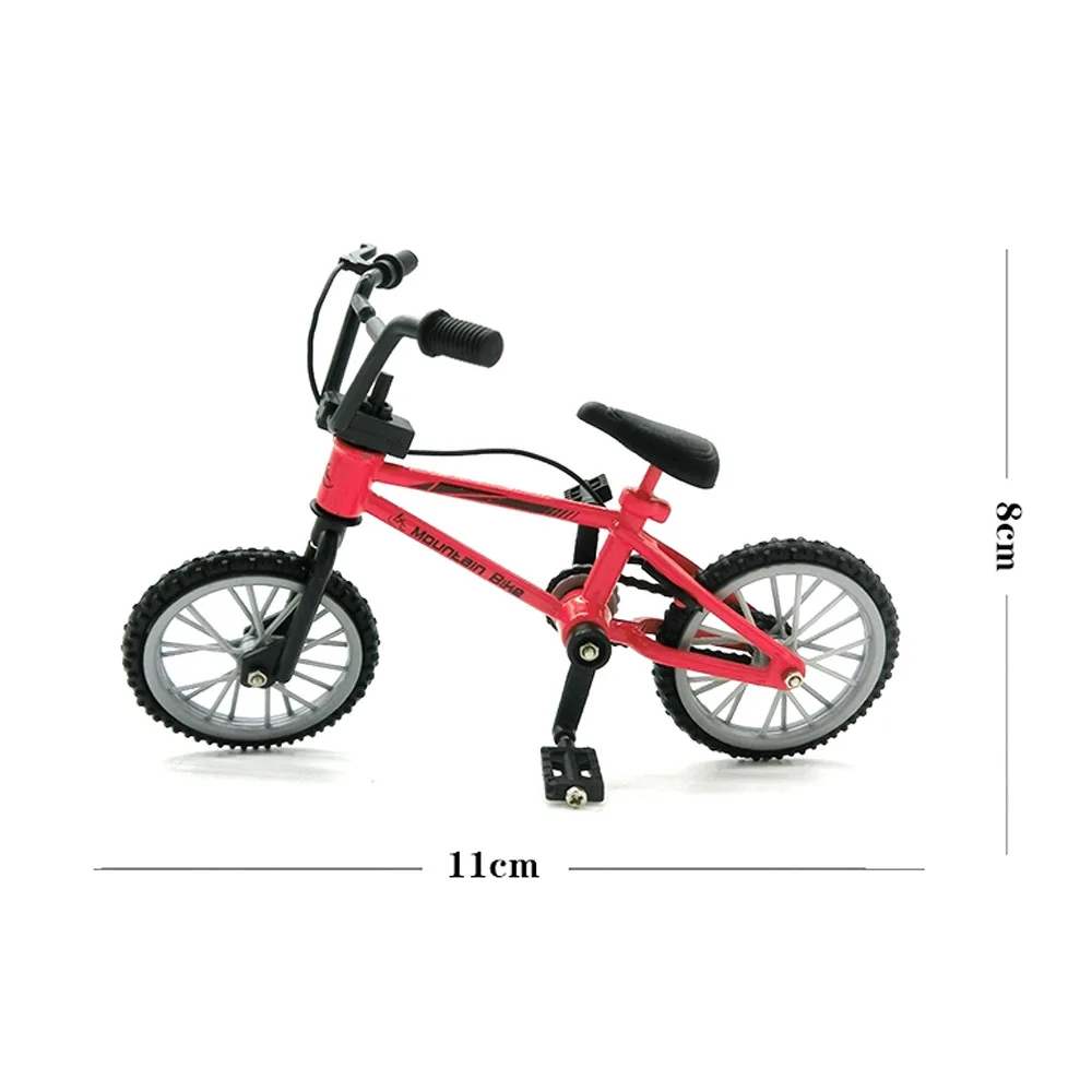 1pcs New Mini Finger Mountain Bikes Toys Retro Alloy Finger Bicycle Children Novelty Toys Model Mini Portable Bike For Kids Gift