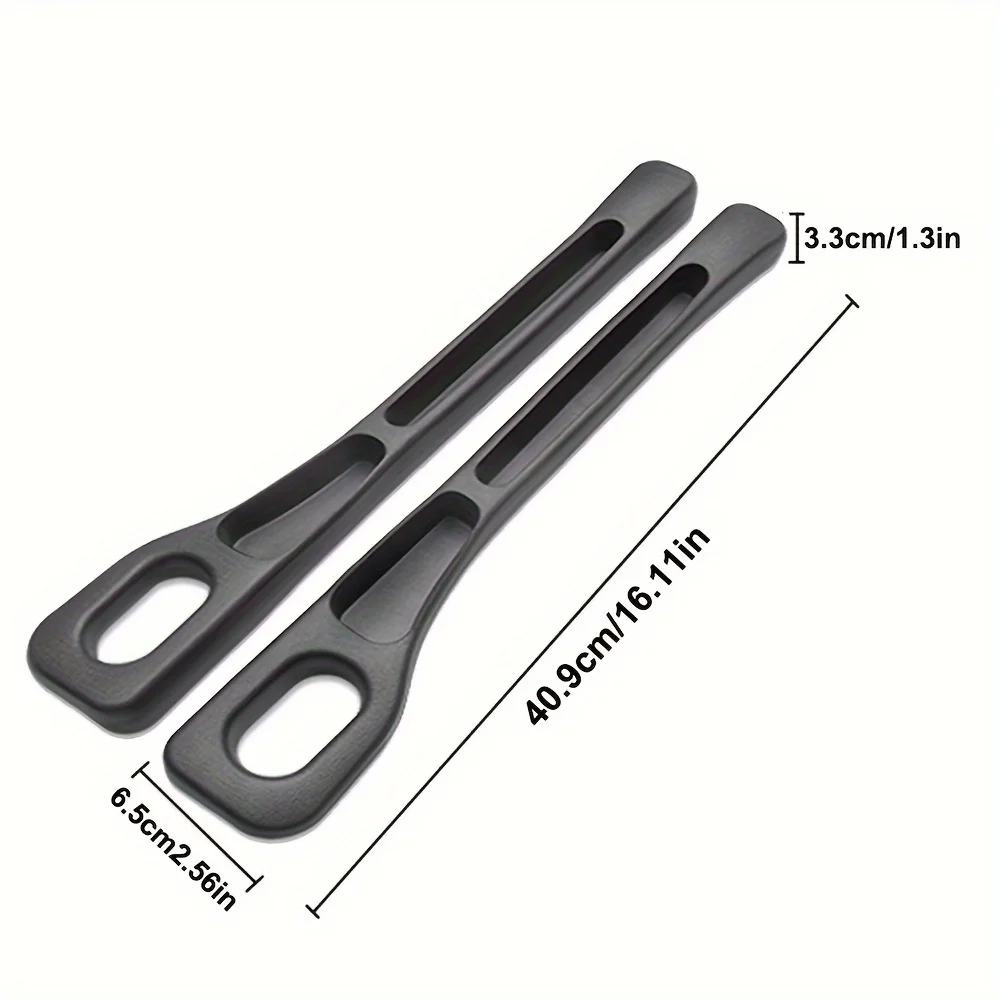 

2pc Car Seat Gap Filler Organizer Pu Waterproof Car Seat Gap Plug Strip with 2 Grooves Seat Gap Storage Auto Interior Accessorie