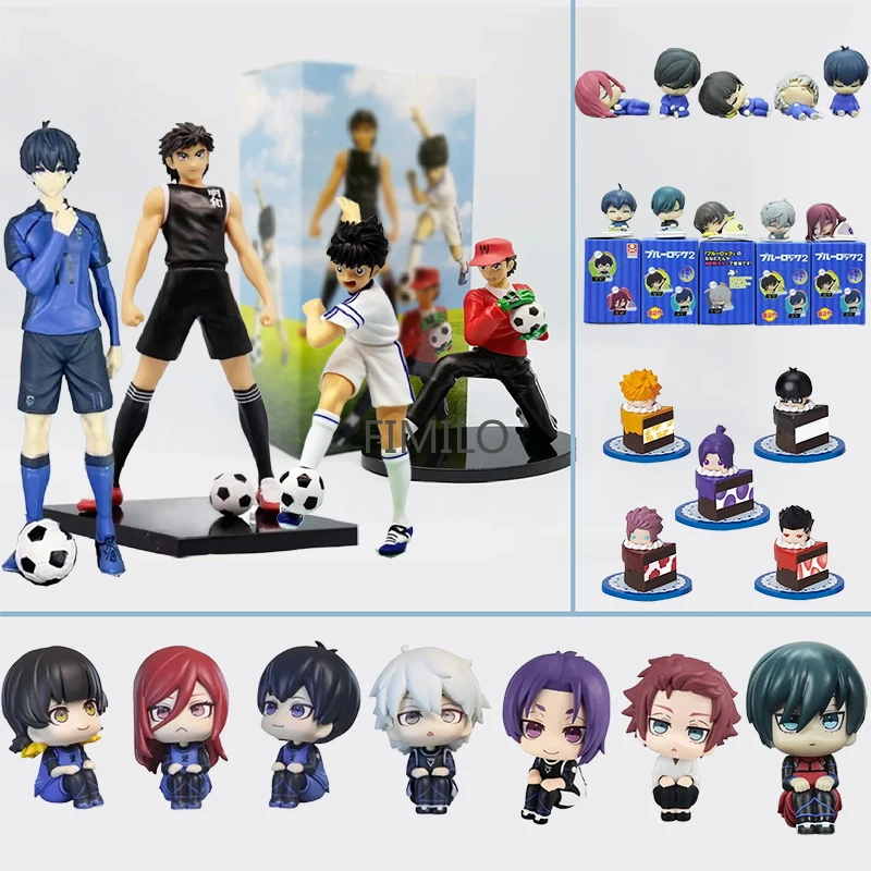 

Фигурка аниме Bachira Meguru Sleep Blue Lock Isagi Mikage Фигурка Ozora Tsubasa Captain Tsubasa Genzo Фигурки Kojirou Model Toys
