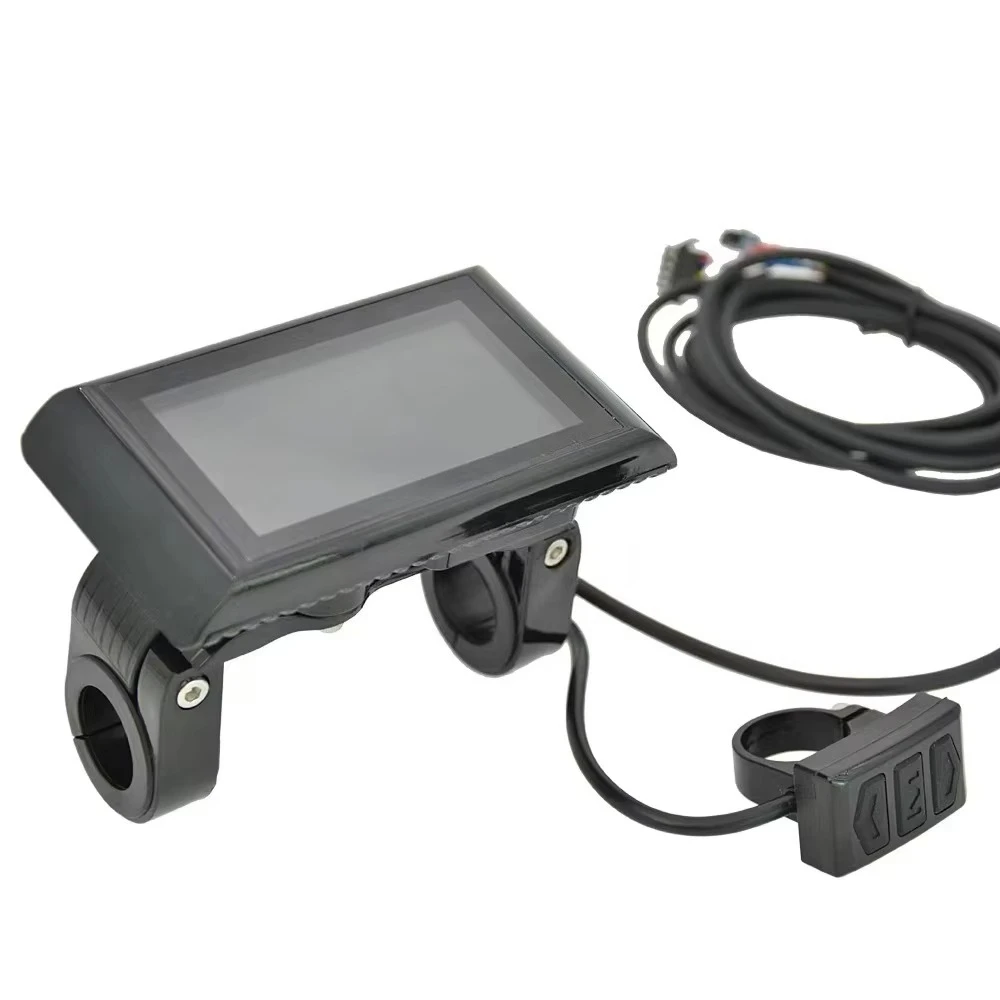 

SW900 Color LCD Display ABS Plastic Waterproof 6 Pin Black for Electric Bike