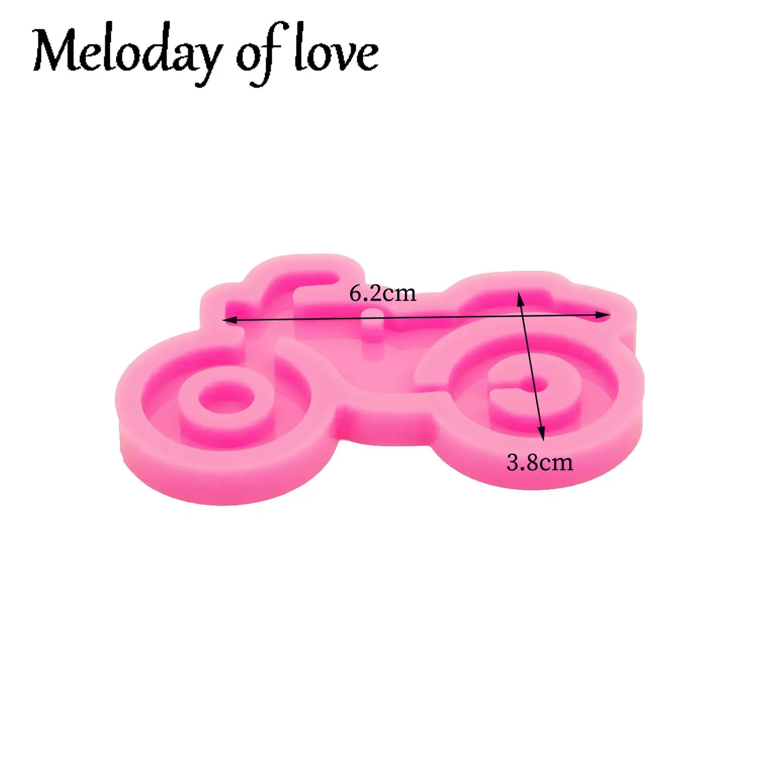 Glossy Epoxy Bicycle Resin Molds, Bike Silicone Mould DIY Art Crafting, Motorcycle Chocolate Cake Molds DY0556