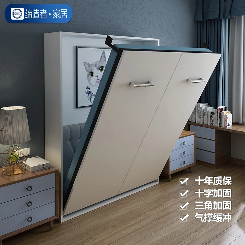 YJQ folding invisible bed hidden up and down side bed balcony multi-function flip bed