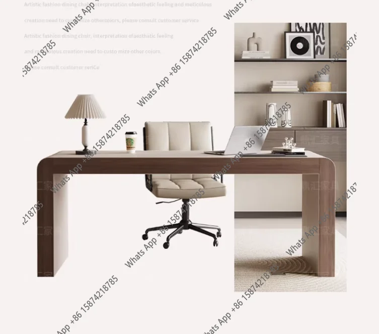 I President Desk Light Luxury New Office Desk And Chair Combination Manager's Office Desk