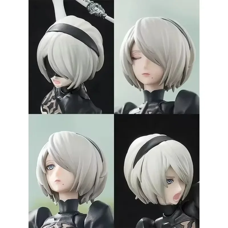 In Stock Bandai Original S.H.Figuarts 2B Yorha No.2 Type B NieR:Automata Ver1.1a 2B Anime Action Figures Model Toys Doll Gifts