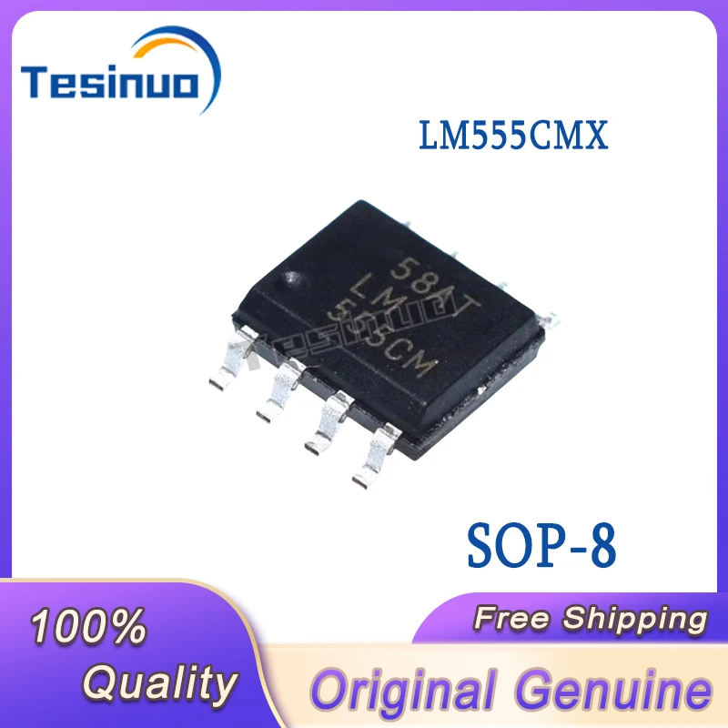 20/PCS New Original LM555CMX LM555CM SOP-8 programmable timer chip In Stock