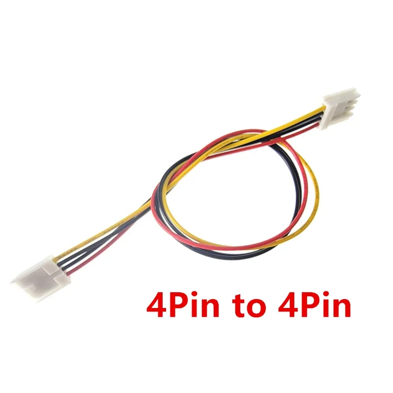 2Pcs/lot ITX FDD Floppy 4Pin Female 2.54mm to 2X4Pin Female dual 4Pin small 4pin Converter power supply Leads Cable Cord 20/30CM