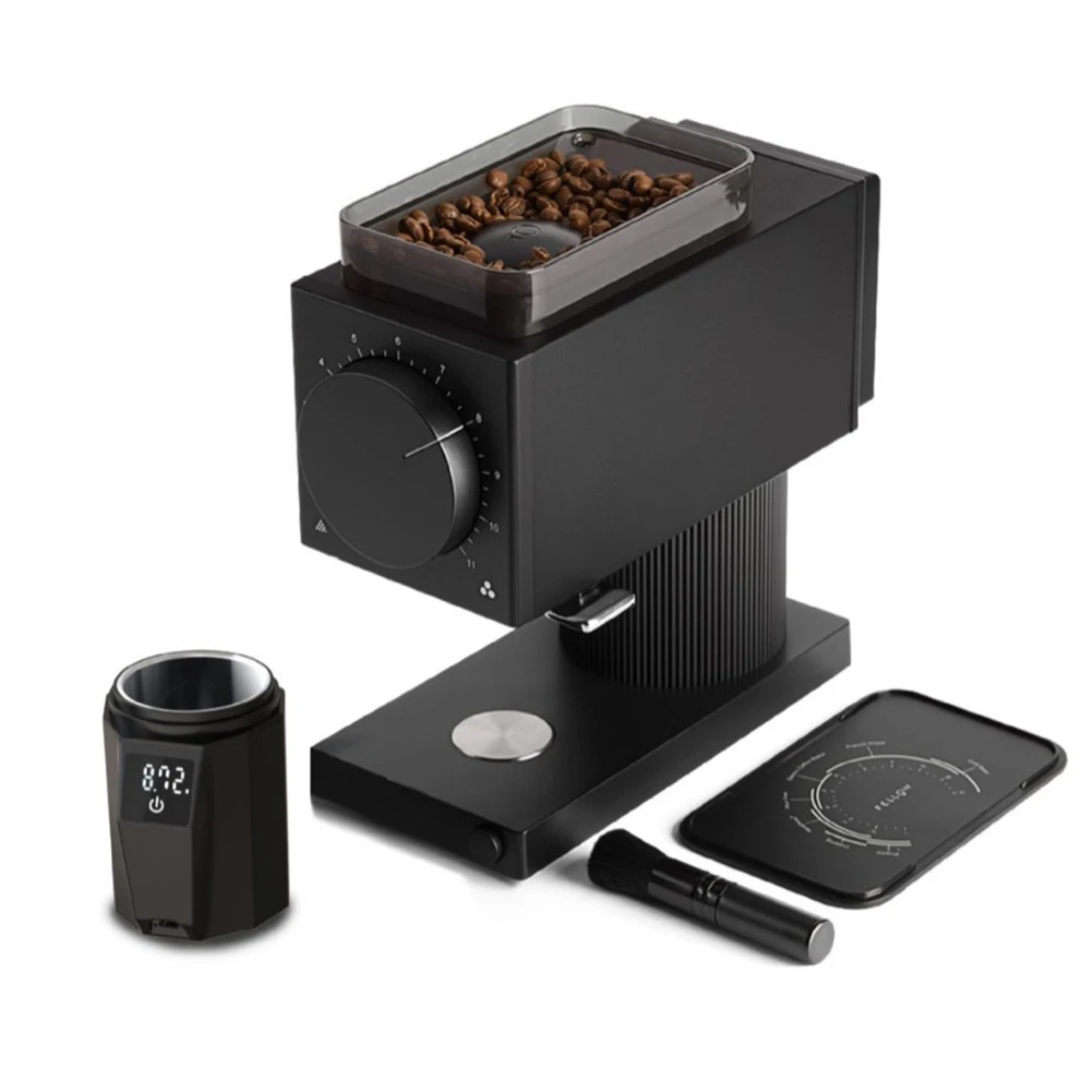 

Digital Rechargeable Coffee Weighting Cup Compatible with 58mm Portafilter Electronic Coffee Weighing Scale Espresso Dosing Cup