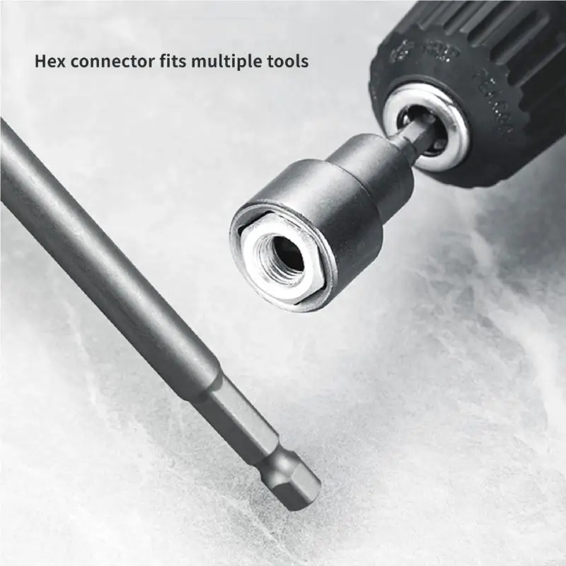 Heavy Duty 14Pcs Steel Sockets Set Extended Length Automotive Repair Sockets For Power Tool And Mechanics 37JD