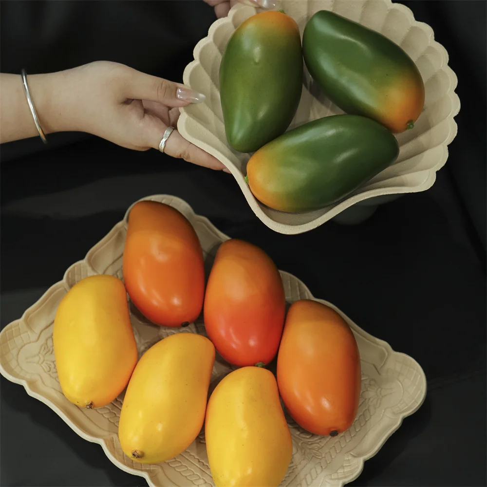 

Artificial fake fruit display props home Kitchen hotel restaurant festive party supplies decoration Simulation fruit mango model