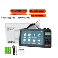 Sansui F51/F50 High Definition Screen Multifunctional BT Retro Digital FM Radio Portable Speaker USB TF Card Recorder MP3 Player