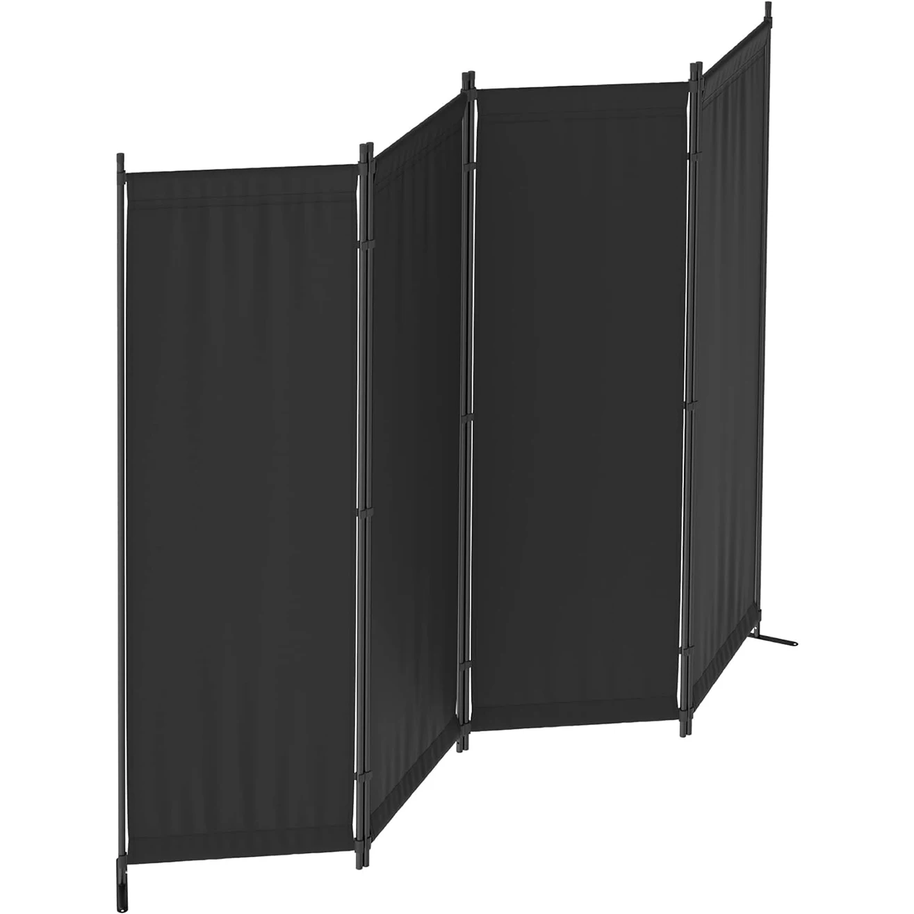 

Room Divider, Folding Privacy Screens, 4 Panel Room Partitions, 88" Foldable Wall Dividers, Portable Separating for Home Office