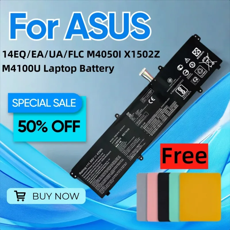 

Для ASUS ADOL14EQ/EA/UA/FLC M4050I X1502Z M4100U аккумулятор для ноутбука, коврик для мыши, подарок