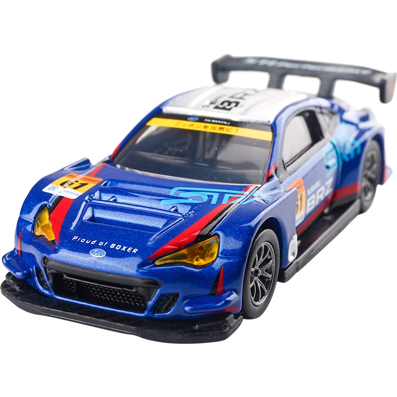 TAKARA TOMY-Voiture de sport Subaru BRZ 18, modèle réduit en alliage moulé sous pression, avec fermeture éclair, idéal comme cadeau d'anniversaire pour un enfant