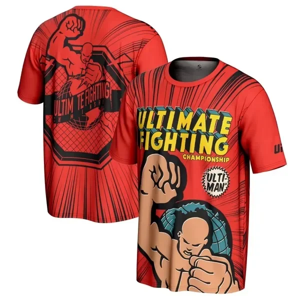 2026 Men's ProSphere Red UFC Ulti-Man T-Shirt