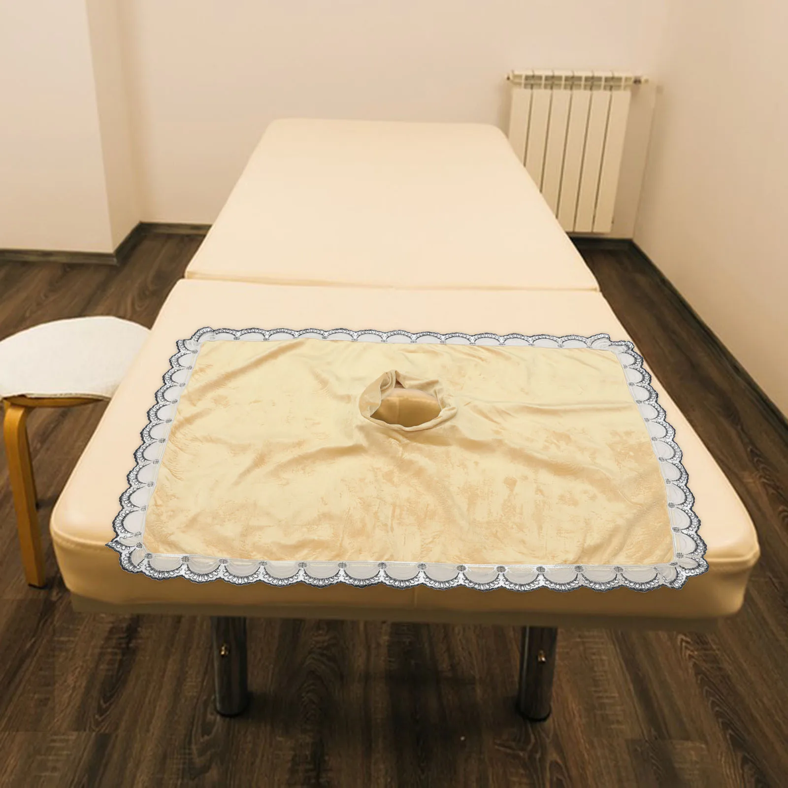 

Чехлы для лица массажного стола Мягкие дышащие чехлы для спа-кровати с отверстием Аксессуары для салона красоты Простыни для массажного стола