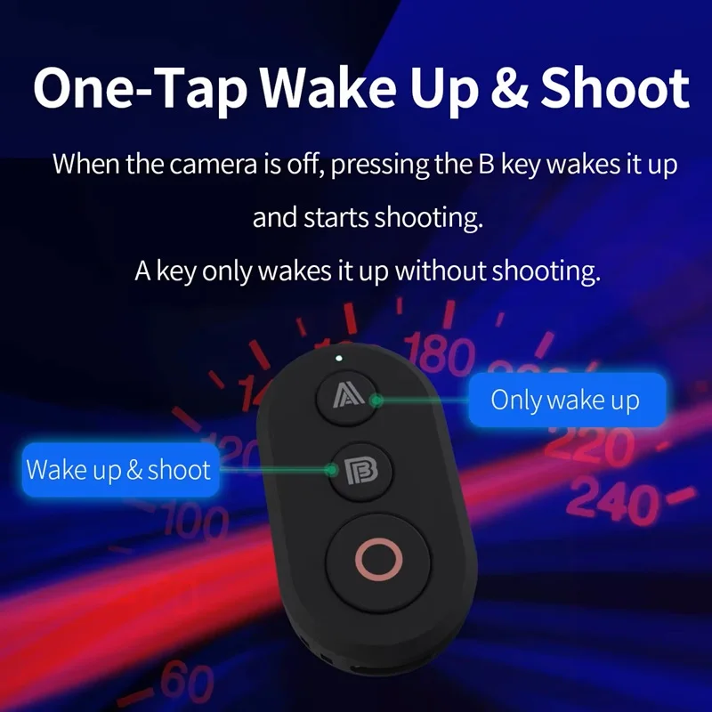 Controle remoto inteligente bluetooth para insta360 x5/x4/x3/x2/go3/go3s/ace pro/acepro2 gopro 13/12/11/10/9 acessórios para câmeras esportivas