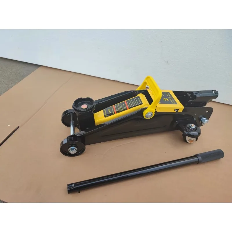 1-5T Horizontal Hydraulic Car Jack with Detachable Extended Handle & Rolling Wheels for Car Repair  Emergency Rescue