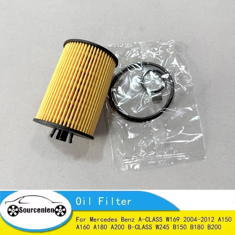 Filtro de aceite A2661800009 para Mercedes Benz A-CLASS W169 2004-2012 A150 A160 A180 A200 B-CLASS W245 B150 B180 B200 modelo Filter
