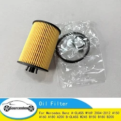 Oil Filter A2661800009 for Mercedes Benz A-CLASS W169 2004-2012 A150 A160 A180 A200 B-CLASS W245 B150 B180 B200 Model Filter