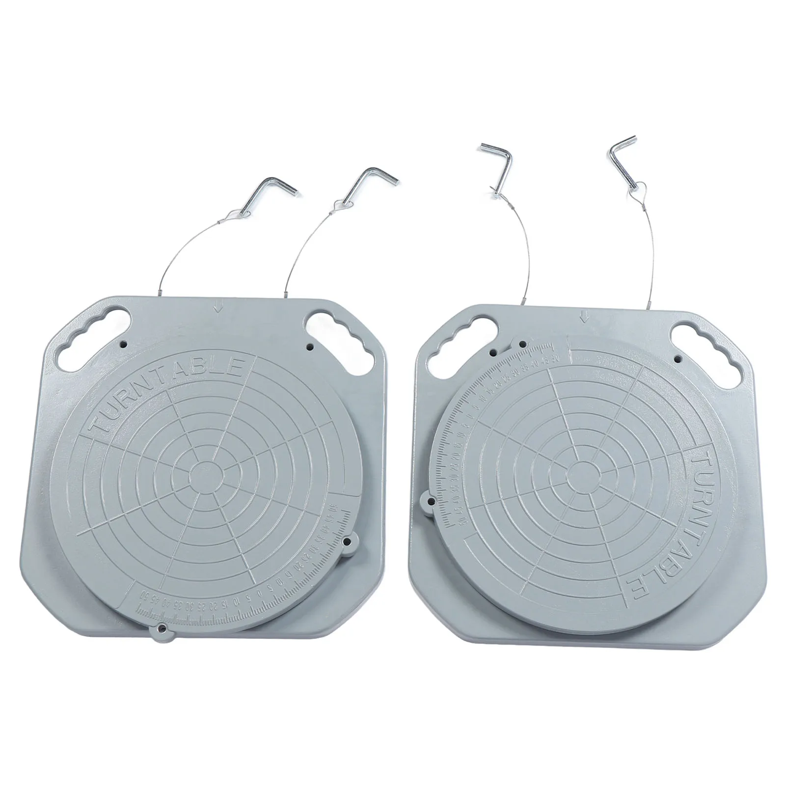 Wheel Alignment Turn Plate 5 Ton Capacity 360 Degree Rotation 2.4in Sliding Distance Wheel Alignment Turntable for Vehicle Van