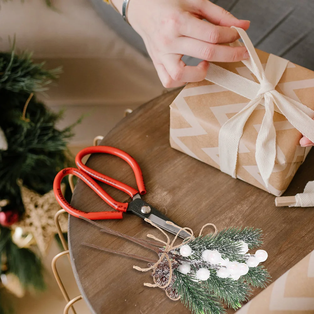 

12Pcs Pine Berry Decoration Artificial Flower Decor Simulation Berries for Christmas Tree Decor DIY Photo Props Desktop