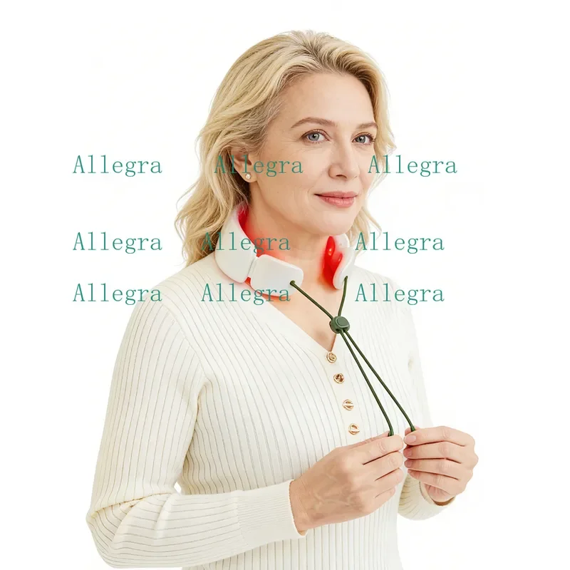 Low-Intensity Cervical Therapy Device 650nm and 630nm Red Light Irradiation to Relieve Neck Pain