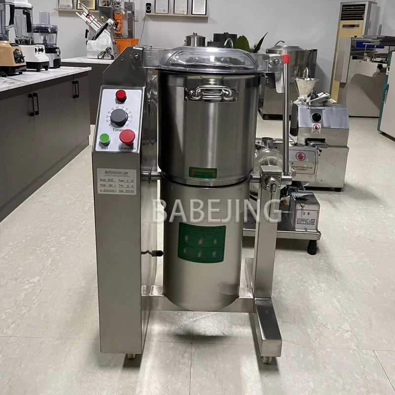 Hachoir à ail Commercial, Machine de transformation des aliments, mélangeur de viande et de légumes en acier inoxydable, broyeur