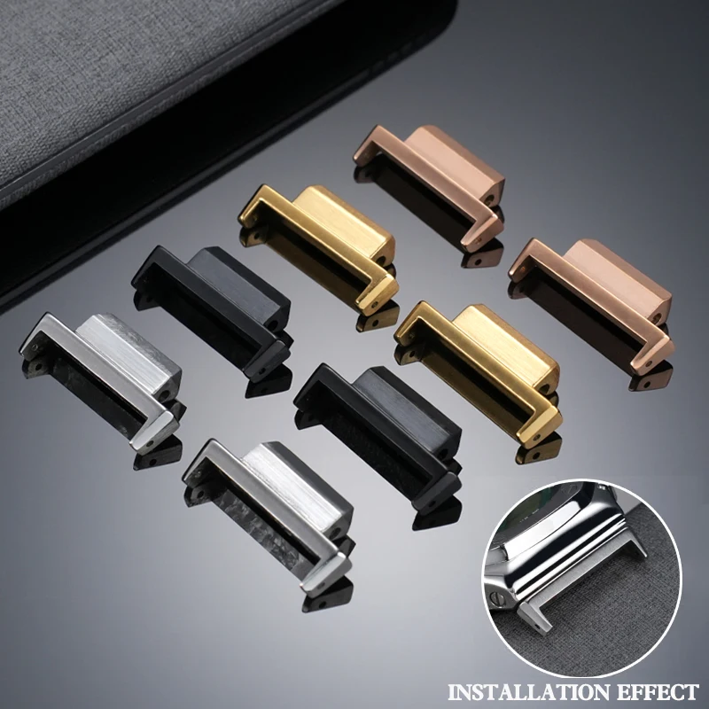 GA-2100/2110 Адаптер ремешка из нержавеющей стали для Casio G-SHOCK GM-2100 Фермерский дуб модифицированный силиконовый ремешок из нержавеющей стали