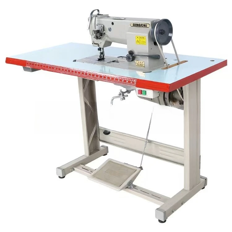

Heavy Duty 4420 Double Needle Lockstitch Sewing Machine for Leather