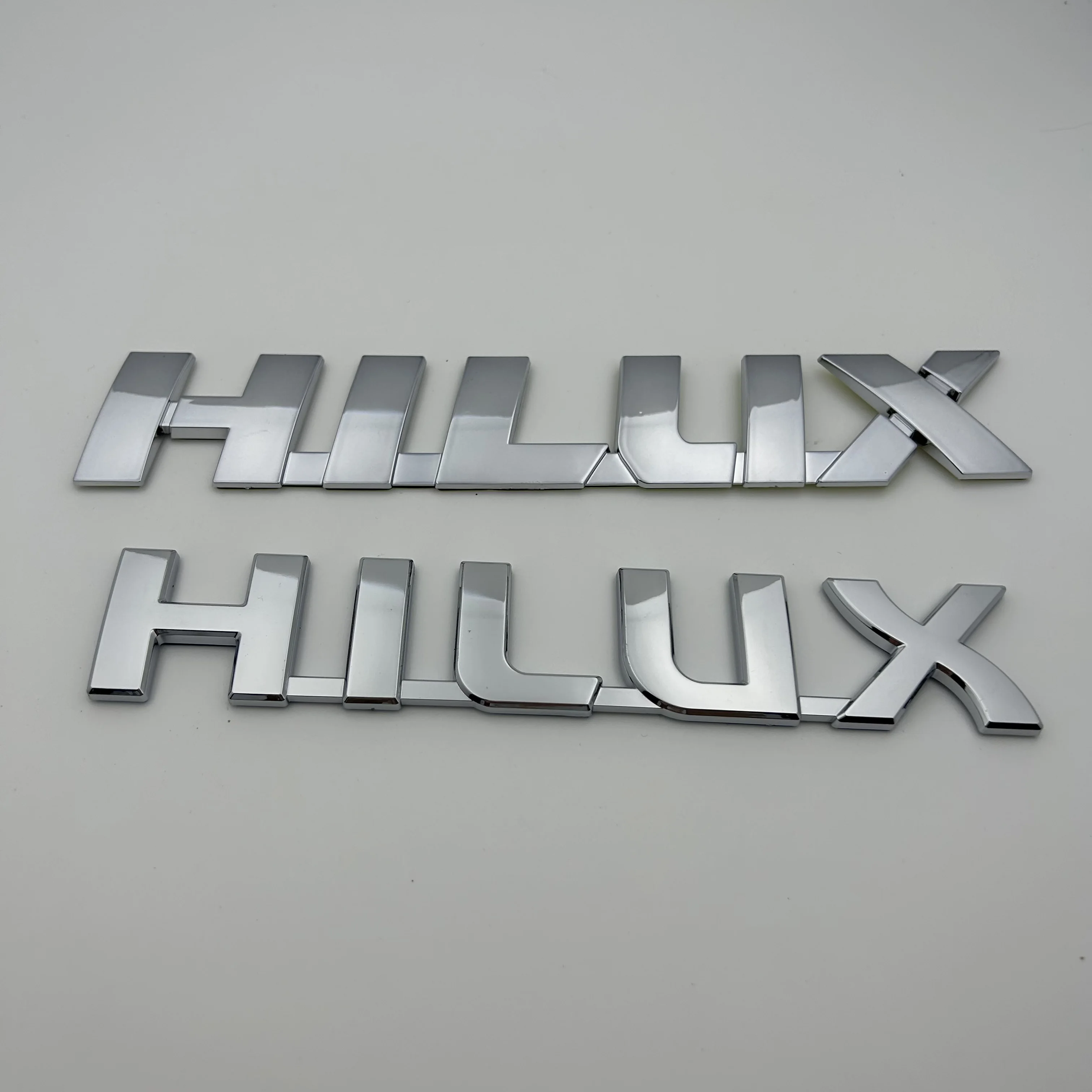 

1PCs Special Car and HILUX English Car Sticker CHAMP Modified Electroplated VIGO Letter Label Carbon Fiber Car accessories