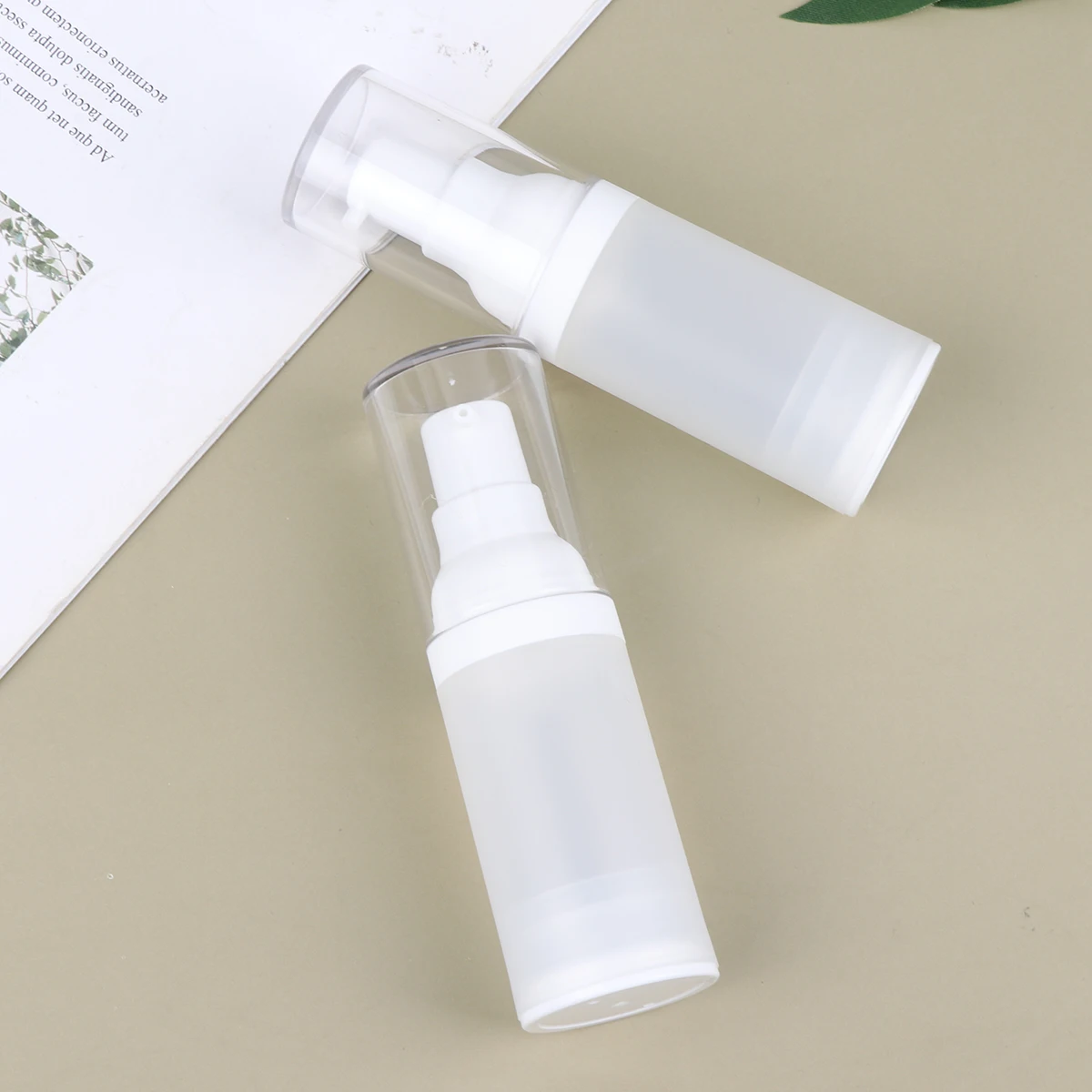 

3Pcs Lotion Containers 20Ml Plastic Bottles Fine Craft Leakproof Design for Shampoo Makeup Remover Cream Travel